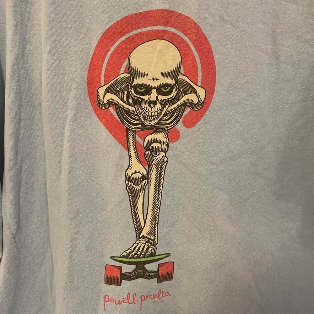 Powell Peralta Men's Blue T-shirt